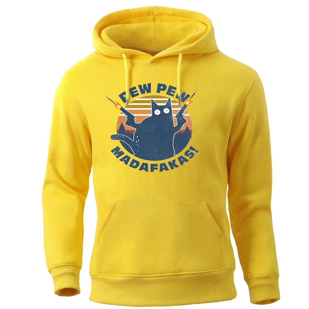 Funny Cat Pew Madafakas Men Hoodies Patchwork Sweatshirt Hoody Pullovers Crewneck Tracksuit Hooded Streetwear Autumn Winter Tops
Funny Cat Pew Madafakas Men Hoodies Patchwork Sweatshirt Hoody Pullovers Crewneck Tracksuit Hooded Streetwear Autumn Winter Tops