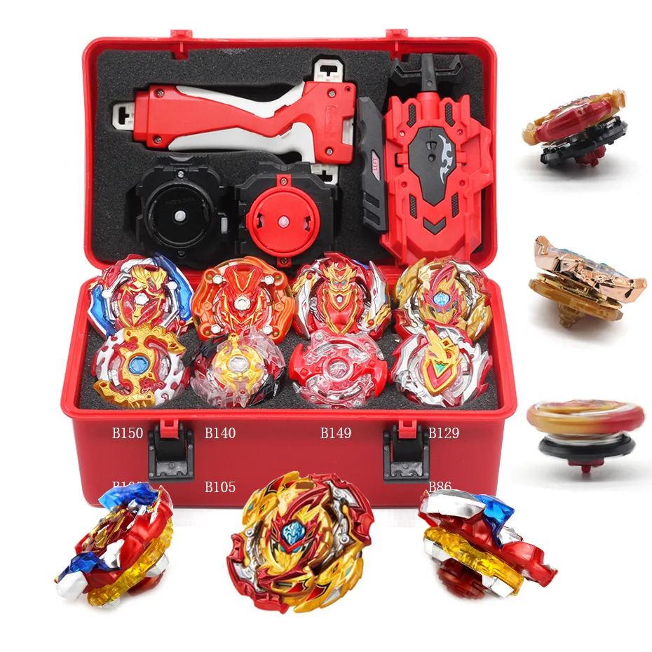 TAKARA TOMY Bey Battling Top Burst Launcher Grip Toy Blade Set Game Storage Box 8 top blasting tops 3 launchers Perfect birthd
TAKARA TOMY Bey Battling Top Burst Launcher Grip Toy Blade Set Game Storage Box 8 top blasting tops 3 launchers Perfect birthd
