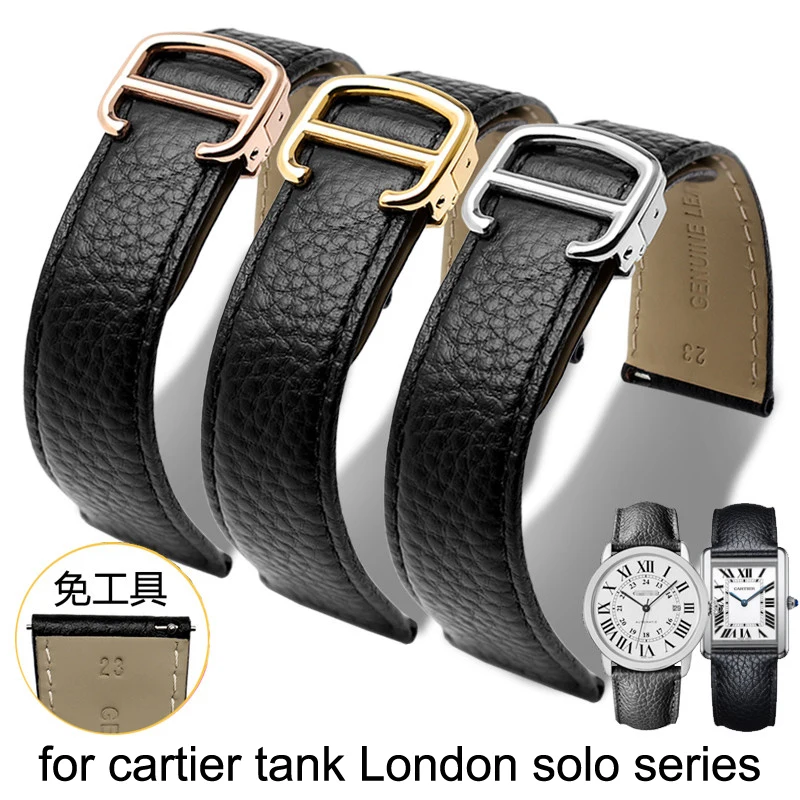 Litchi leather strap is suitable for cartier tank London solo series WSTA0029 WSTA0030 leather strap 23mm for men and women
Litchi leather strap is suitable for cartier tank London solo series WSTA0029 WSTA0030 leather strap 23mm for men and women