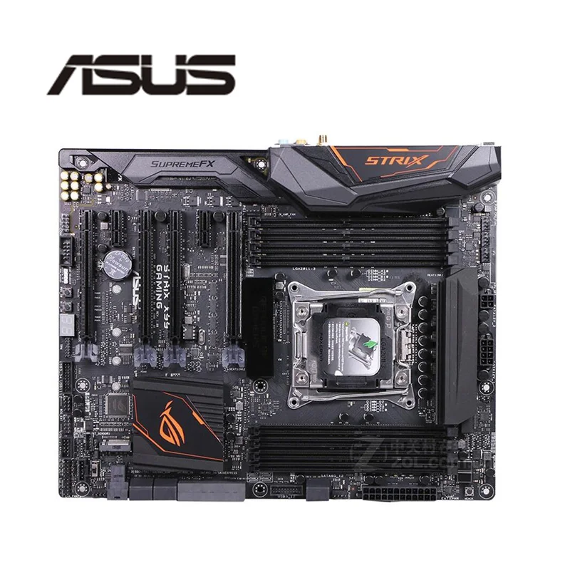Материнская плата для ASUS ROG STRIX X99 GAMING оригинальная б/у материнская X99M 2011 Socket LGA Core i7