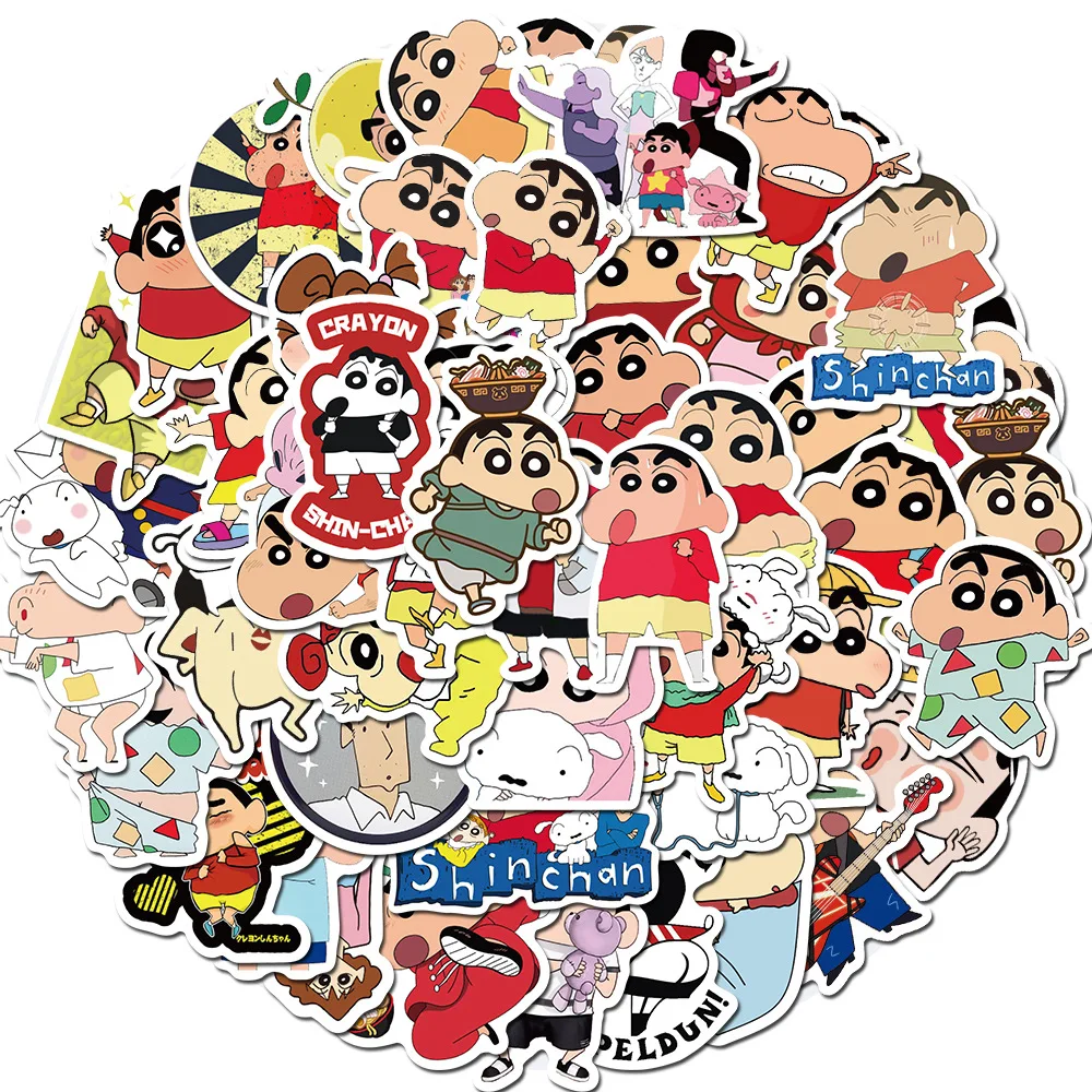 50pcs Crayon Shinchan Sticker for Luggage Skateboard Phone Laptop Moto Bicycle Wall Guitar/DIY Scrapbooking
50pcs Crayon Shinchan Sticker for Luggage Skateboard Phone Laptop Moto Bicycle Wall Guitar/DIY Scrapbooking