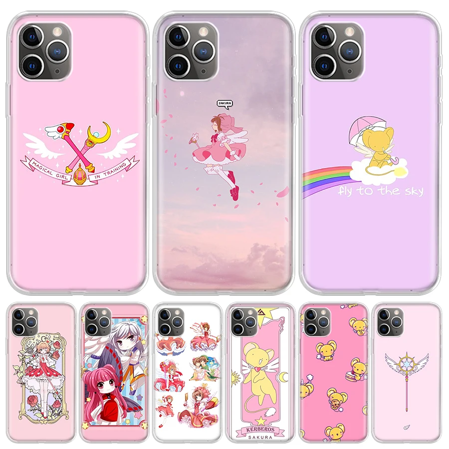 Anime Pink Cardcaptor Sakura Silicone Case Coque For iPhone 13 Pro Max 11 12 Pro XS MAX X XR 7 8 6 6S Plus SE 2020 Back Cover
Anime Pink Cardcaptor Sakura Silicone Case Coque For iPhone 13 Pro Max 11 12 Pro XS MAX X XR 7 8 6 6S Plus SE 2020 Back Cover