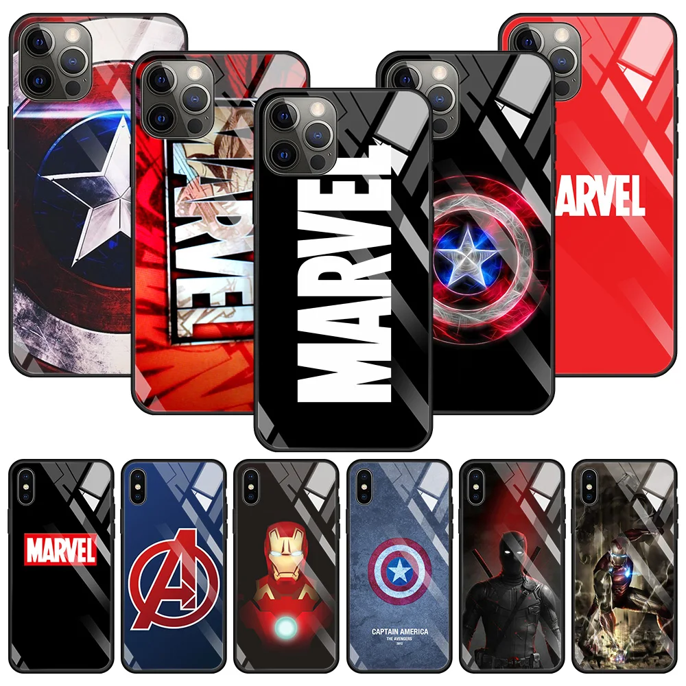 Tempered Glass Case For iPhone 14 13 12 11 Pro Max Mini X XR XS Max 8 7 6s Plus Phone Shell Fundas Marvel Avengers Comics
Tempered Glass Case For iPhone 14 13 12 11 Pro Max Mini X XR XS Max 8 7 6s Plus Phone Shell Fundas Marvel Avengers Comics