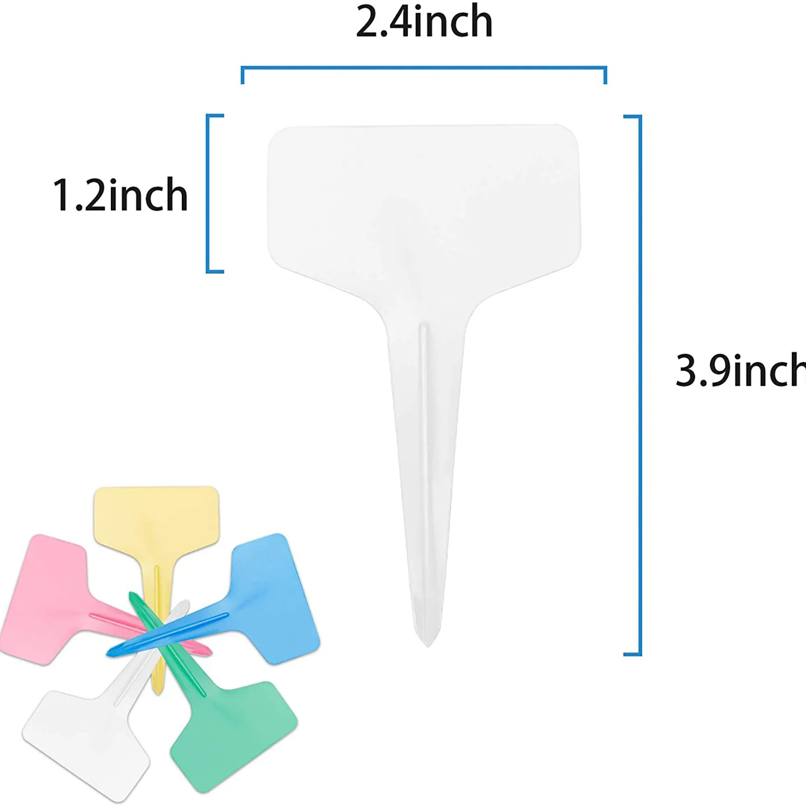 50Pcs T Type Garden Tags Plastic Waterproof 6 Colors For Plant Sign Garden Markers Plant Labels Plant Tags Outdoor Garden Sign
50Pcs T Type Garden Tags Plastic Waterproof 6 Colors For Plant Sign Garden Markers Plant Labels Plant Tags Outdoor Garden Sign