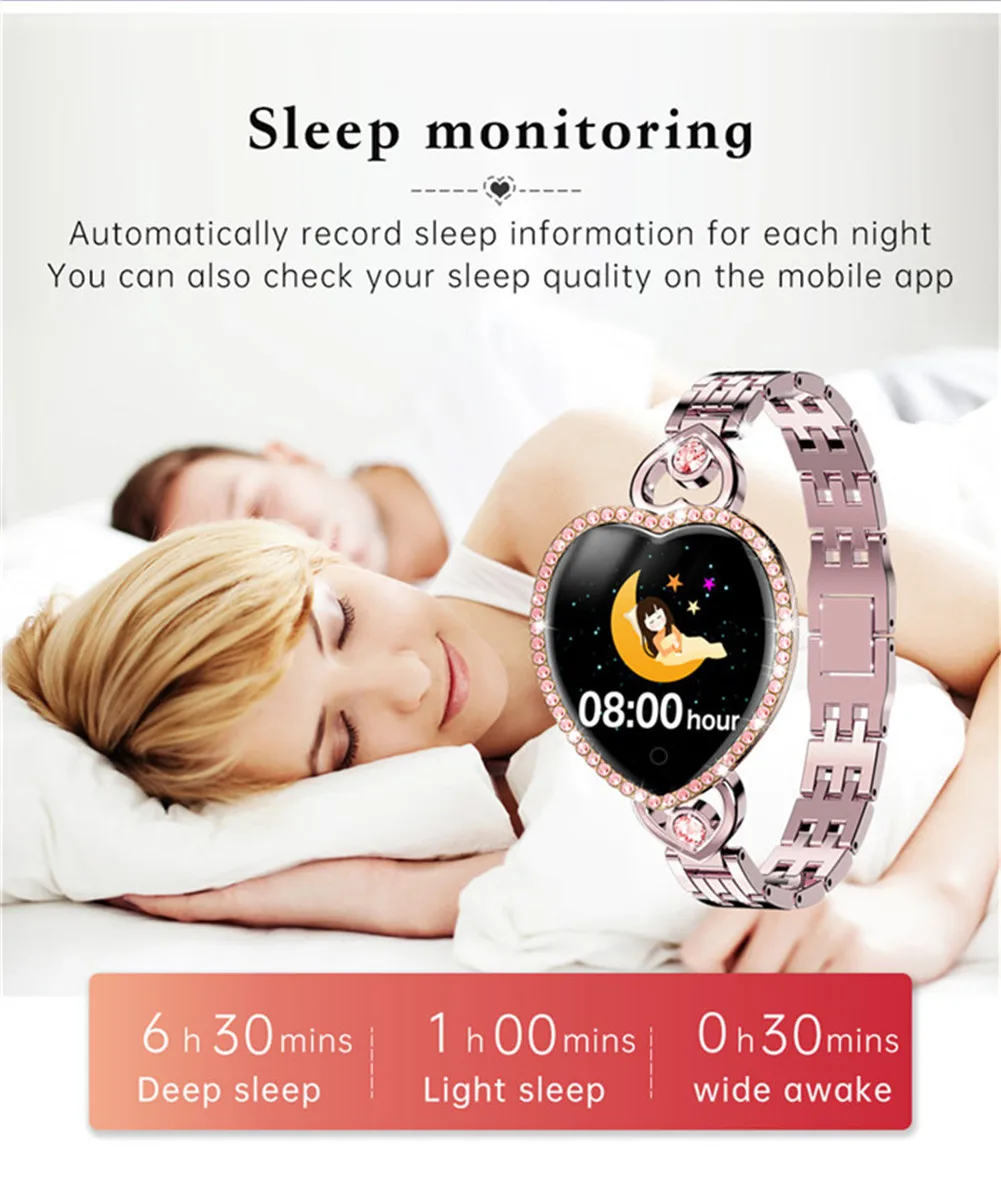 Women Girls Smart Watch Bracelet Heart Rate Monitoring Smartwatch Calls Reminder Remote Camera for iPhone Samsung Huawei Phones 
Women Girls Smart Watch Bracelet Heart Rate Monitoring Smartwatch Calls Reminder Remote Camera for iPhone Samsung Huawei Phones