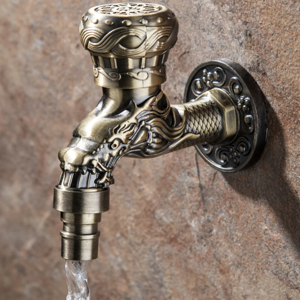 Wall Mount Bibcock Bathroom Wall Mounted Antique Bronze Bibcock Single Cold Water Faucet Washing Machine Sink Mop Pool Outdoor
Wall Mount Bibcock Bathroom Wall Mounted Antique Bronze Bibcock Single Cold Water Faucet Washing Machine Sink Mop Pool Outdoor