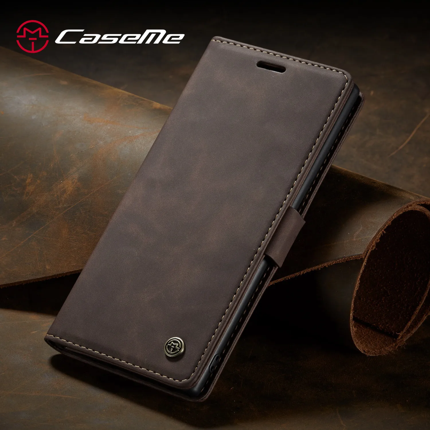 Кожаный чехол для Samsung Galaxy S10 S9 S8 Plus S7 Edge CaseMe Ретро кошелек роскошный магнитный