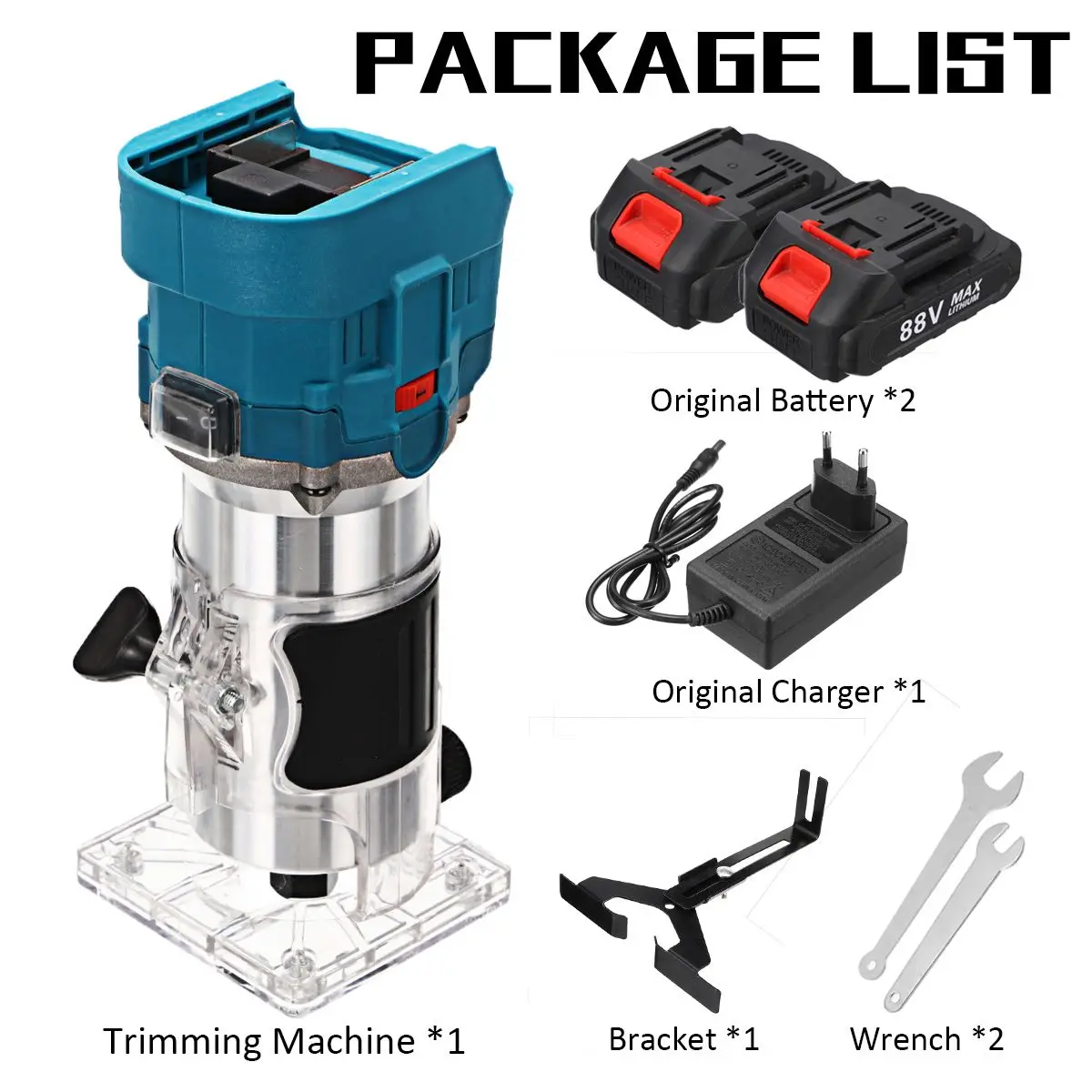 35000RPM 1000W Cordless Electric Trimmer Woodworking Engraving Slotting Trimming Milling Machine Wood Router For Makita Battery 
35000RPM 1000W Cordless Electric Trimmer Woodworking Engraving Slotting Trimming Milling Machine Wood Router For Makita Battery