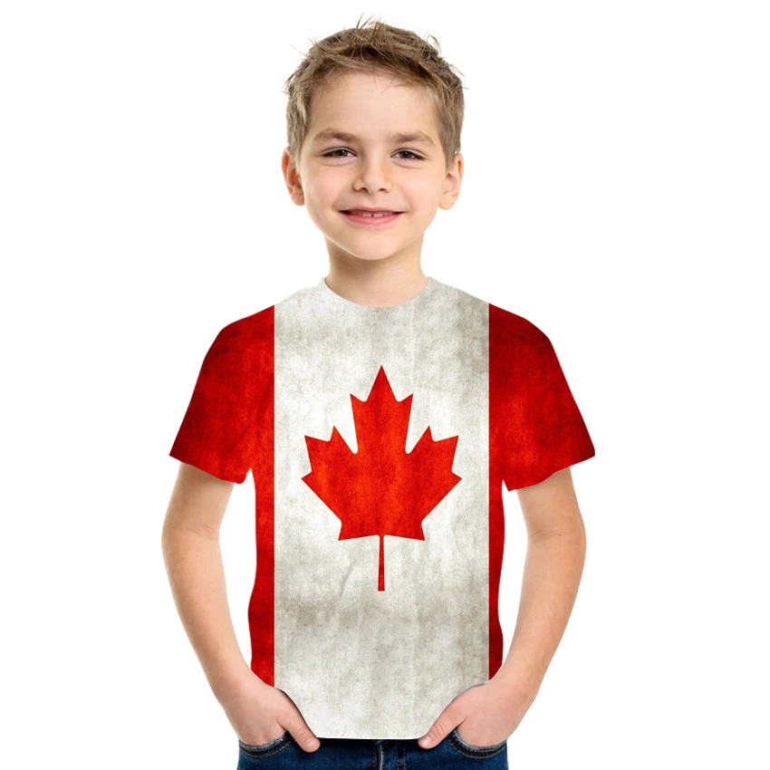 2021 Summer Kids Flag Pattern Printed T-Shirt Boys And Girls Fashion Short-Sleeved Tops Children's Casual Breathable Loose Cloth
2021 Summer Kids Flag Pattern Printed T-Shirt Boys And Girls Fashion Short-Sleeved Tops Children's Casual Breathable Loose Cloth