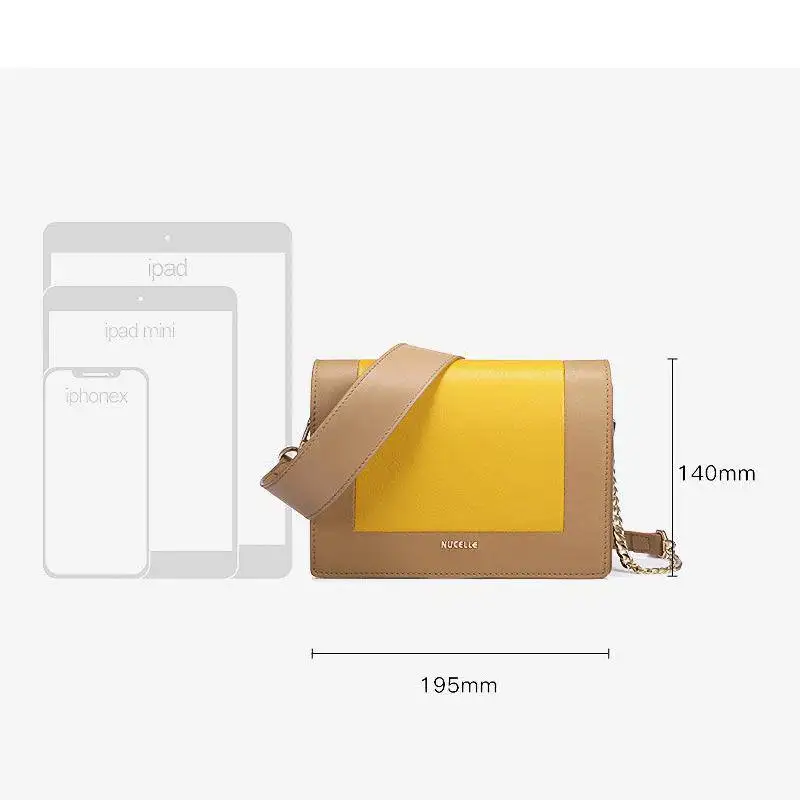 NUCELLE Leather women's bag 2020 autumn/winter new fashion one-shoulder bag handbag luxury designer bump color women's slant bag
NUCELLE Leather women's bag 2020 autumn/winter new fashion one-shoulder bag handbag luxury designer bump color women's slant bag