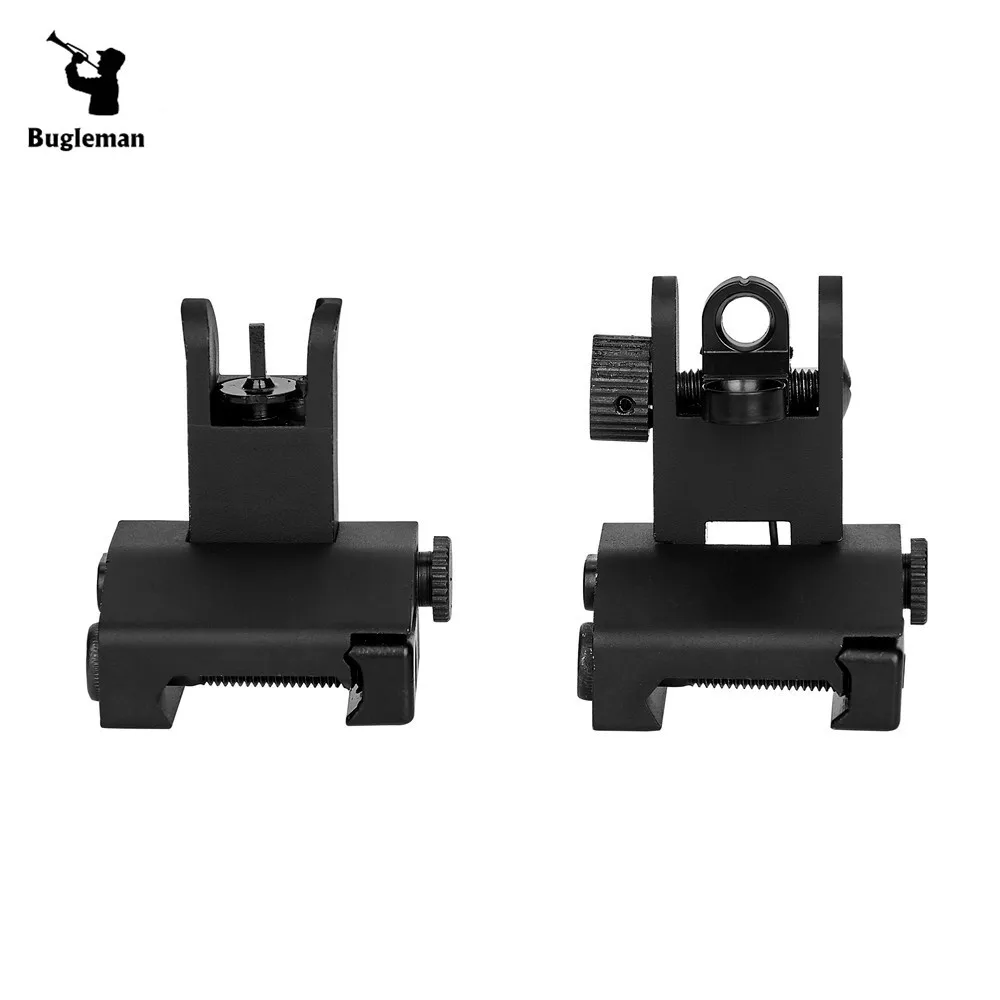 Bugleman Tactical Hunting Flip Up Front & Rear Iron Sight Set Folding Design Quick Detach Rapid Transition Fit Most Rail
Bugleman Tactical Hunting Flip Up Front & Rear Iron Sight Set Folding Design Quick Detach Rapid Transition Fit Most Rail