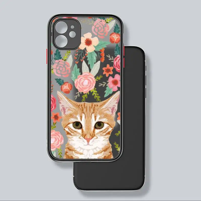 Animal flower dog cat cute Phone Case black matte transparent For iPhone 7 8 x xs xr 11 12 pro plus mini max Clear Funda
Animal flower dog cat cute Phone Case black matte transparent For iPhone 7 8 x xs xr 11 12 pro plus mini max Clear Funda
