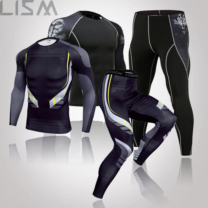 Men's Thermal Underwear Set MMA Tactical Fitness Tights Long Johns Winter Clothing Men's Quality Sweat-Absorbent Warm Clothing
Men's Thermal Underwear Set MMA Tactical Fitness Tights Long Johns Winter Clothing Men's Quality Sweat-Absorbent Warm Clothing