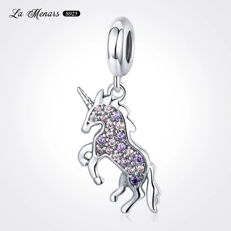 La Menars New Stars Unicorn Bead Genuine Silver Plating Women Jewelry DIY Making Fit Original Pandora Charm Bracelet
La Menars New Stars Unicorn Bead Genuine Silver Plating Women Jewelry DIY Making Fit Original Pandora Charm Bracelet