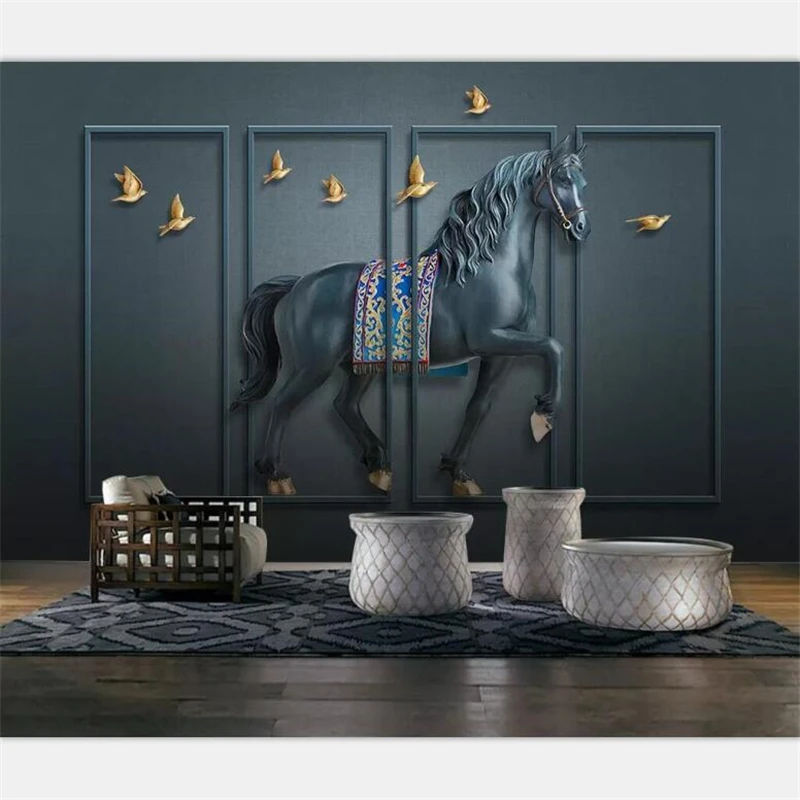 3DBEIBEHANG Wallpaper custom large-scale high-end 3d embossed horse screen new Chinese style wall wallpapers for living room
3DBEIBEHANG Wallpaper custom large-scale high-end 3d embossed horse screen new Chinese style wall wallpapers for living room