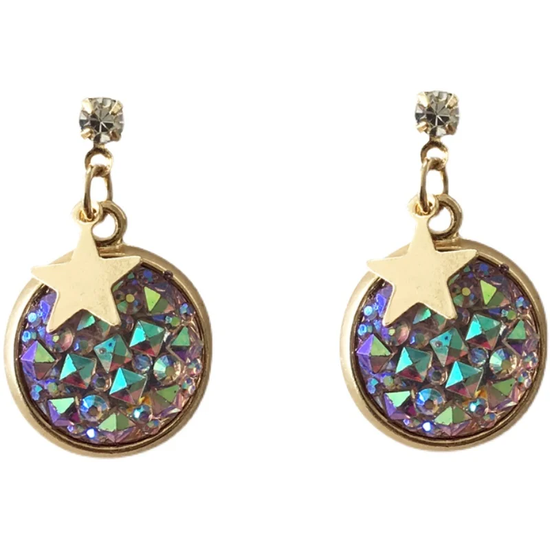Bilandi Delicate Jewelry Glitter Earrings 2021 New Design Hot Selling Resin Golden Star Drop Earrings For Girl Fine Accessories
Bilandi Delicate Jewelry Glitter Earrings 2021 New Design Hot Selling Resin Golden Star Drop Earrings For Girl Fine Accessories