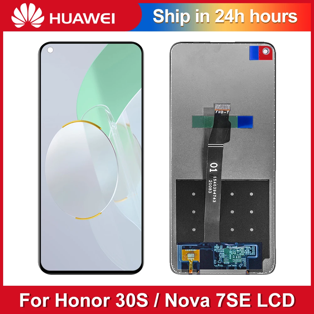 6,5 "Оригинальный дисплей для Huawei Nova 7 se CDY-AN00, ЖК-дисплей с сенсорным экраном и дигитайзером в сборе для Honor 30s CDY-AN90, Замена ЖК-дисплея
6,5 "Оригинальный дисплей для Huawei Nova 7 se CDY-AN00, ЖК-дисплей с сенсорным экраном и дигитайзером в сборе для Honor 30s CDY-AN90, Замена ЖК-дисплея