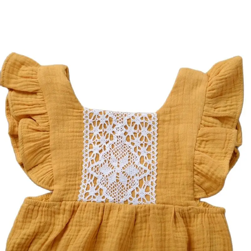 2021 Summer Toddler Baby Girls Cute Jumpsuit Clothes Cotton Solid Infant Kids Sleeveless Lace Soft Romper Outfits 0-18M
2021 Summer Toddler Baby Girls Cute Jumpsuit Clothes Cotton Solid Infant Kids Sleeveless Lace Soft Romper Outfits 0-18M