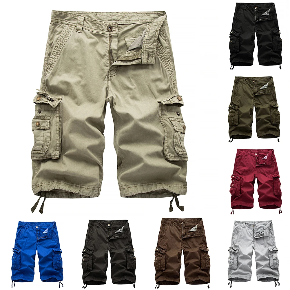 Fashion Summer Casual Men's Solid Color Clothing Multi-PocketsCasual Loose 103 Cargo Shorts Loose Work Male Fifth Pants
Fashion Summer Casual Men's Solid Color Clothing Multi-PocketsCasual Loose 103 Cargo Shorts Loose Work Male Fifth Pants