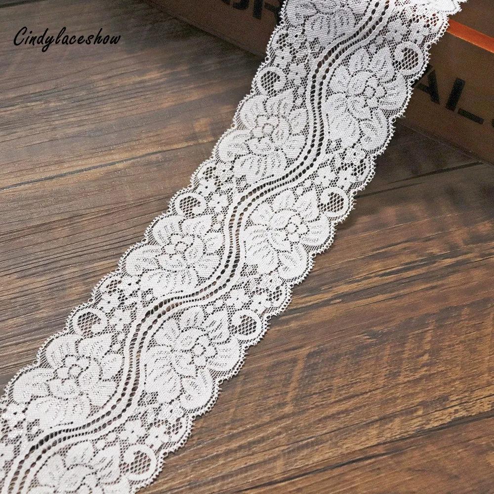 5Yards Stretch Lace Trim White Elastic Lace Ribbon Band For Sewing Bra Underwear Decoration Lace Headband Accessories DIY Crafts
5Yards Stretch Lace Trim White Elastic Lace Ribbon Band For Sewing Bra Underwear Decoration Lace Headband Accessories DIY Crafts