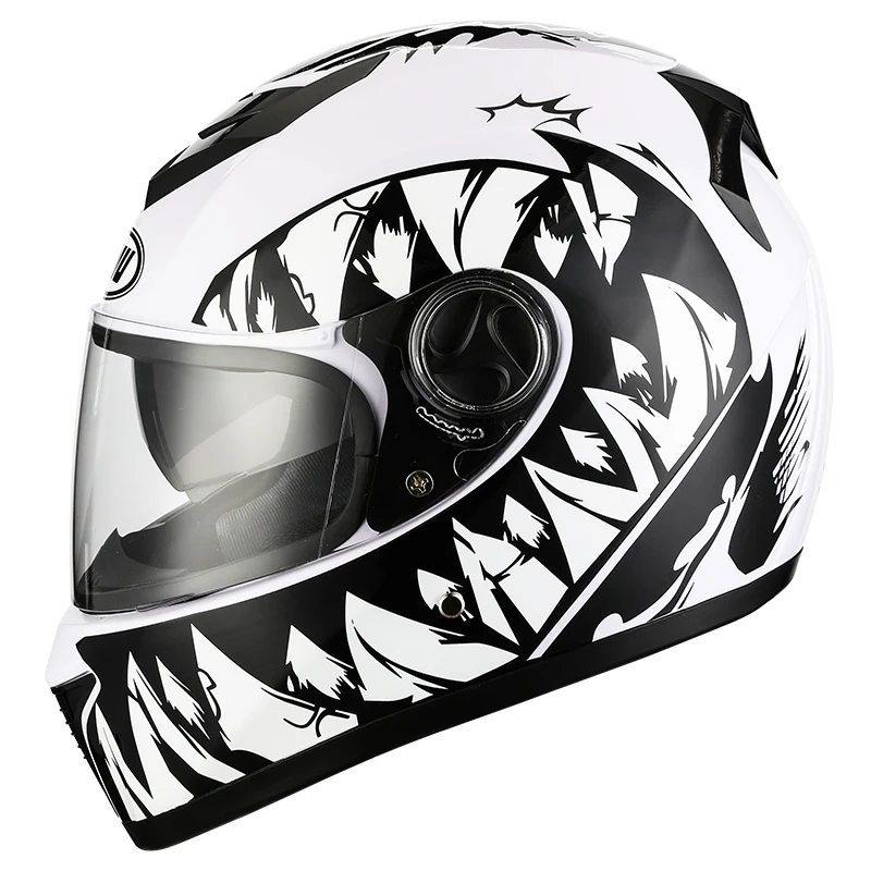 

Мотоциклетный шлем, 2021, одобрено DOT, на все лицо, шлем для мотокросса, двойные линзы, мотоциклетный шлем, внутренний козырек