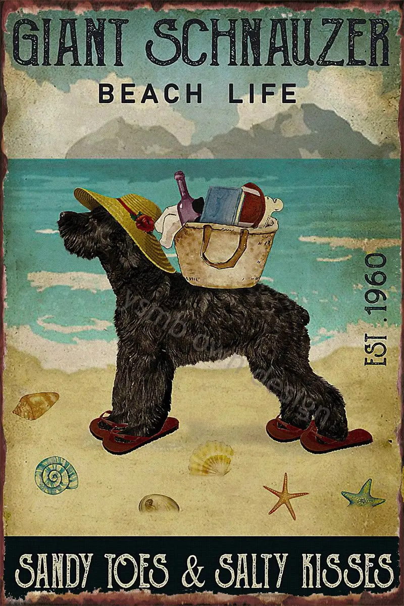 Giant Schnauzer Dog Tin Plates Wall Decor Room Decoration Retro Vintage Metal Sign Tin Sign For Art Man Cave Cafe Pub Home Club
Giant Schnauzer Dog Tin Plates Wall Decor Room Decoration Retro Vintage Metal Sign Tin Sign For Art Man Cave Cafe Pub Home Club