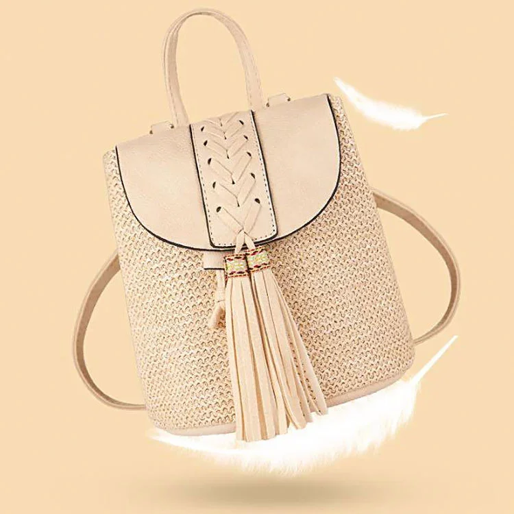 New summer autumn PP straw braided backpack female tassel braided bucket bag single shoulder bag diagonal female bag 2021
New summer autumn PP straw braided backpack female tassel braided bucket bag single shoulder bag diagonal female bag 2021