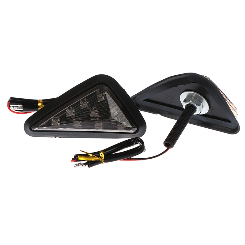 1 Pair Blinker Riangle Moto Turn Signal Lamps Piranha Light Motorcycle Flasher 9 LED Turn Light Motorbike Indicators
1 Pair Blinker Riangle Moto Turn Signal Lamps Piranha Light Motorcycle Flasher 9 LED Turn Light Motorbike Indicators