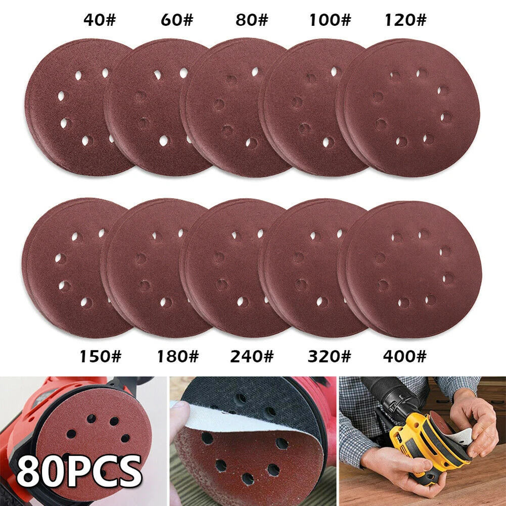 60Pcs Sanding Discs 5" 125mm 60 80 120 240 Grit Etc Orbital Sandpaper Air Tool Accessories Abrasives Tools 60*Sandpapers
60Pcs Sanding Discs 5" 125mm 60 80 120 240 Grit Etc Orbital Sandpaper Air Tool Accessories Abrasives Tools 60*Sandpapers
