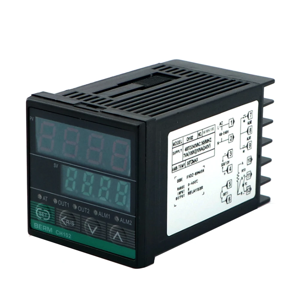 REX-CH102FK02-MV*ABN Intelligent Temperature Controller Digital Display 0-400℃ K Type Relay/SSR Output
REX-CH102FK02-MV*ABN Intelligent Temperature Controller Digital Display 0-400℃ K Type Relay/SSR Output