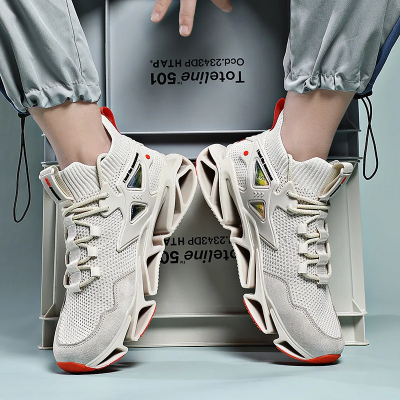 Men's New Blade Shoes Autumn And Winter Breathable Authentic Sports And Leisure High-top Socks Running Shoes
Men's New Blade Shoes Autumn And Winter Breathable Authentic Sports And Leisure High-top Socks Running Shoes