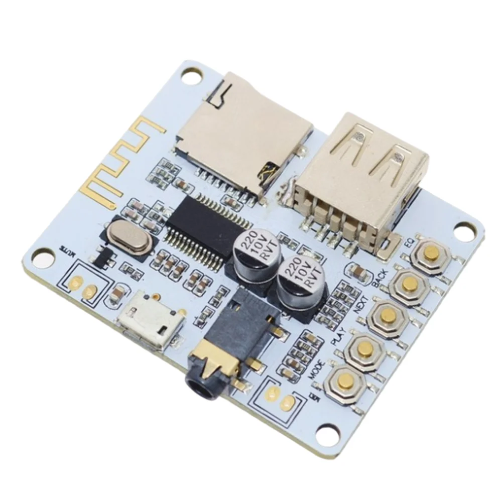 Bluetooth Audio Receiver board with USB TF card Slot decoding playback preamp output A7-004 5V 2.1 Wireless Stereo Music Module
Bluetooth Audio Receiver board with USB TF card Slot decoding playback preamp output A7-004 5V 2.1 Wireless Stereo Music Module