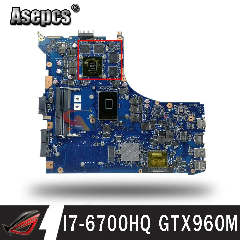 GL552VW mainboard For ASUS GL552VW ZX50V GL552VX laptop motherboard With CPU I7-6700HQ GPU GTX960M LCD DDR4 100% Fully Tested
GL552VW mainboard For ASUS GL552VW ZX50V GL552VX laptop motherboard With CPU I7-6700HQ GPU GTX960M LCD DDR4 100% Fully Tested