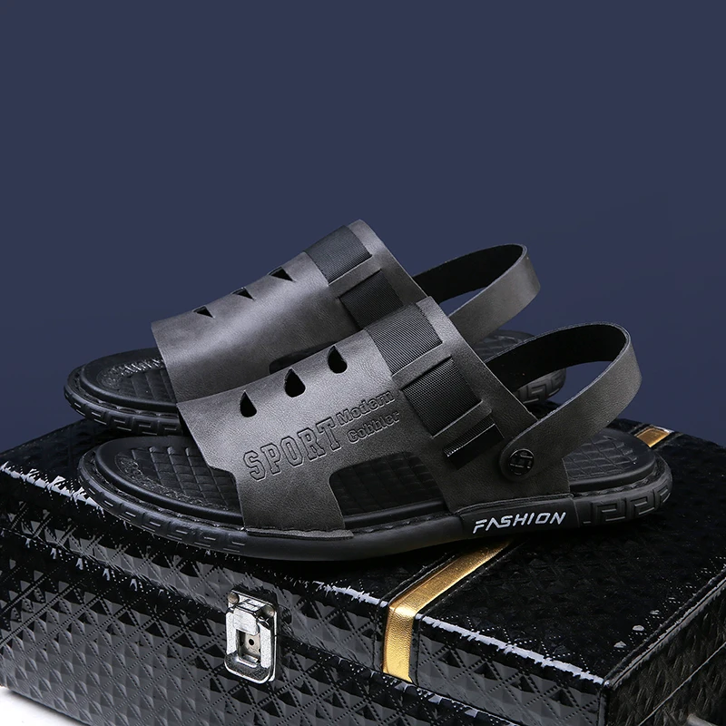 Summer Sandals Men Leather Big Size Sandles For Men Sandalias Playa Hombre Sandalle Homme Work Sandals Shoes Deportivas Leather
Summer Sandals Men Leather Big Size Sandles For Men Sandalias Playa Hombre Sandalle Homme Work Sandals Shoes Deportivas Leather