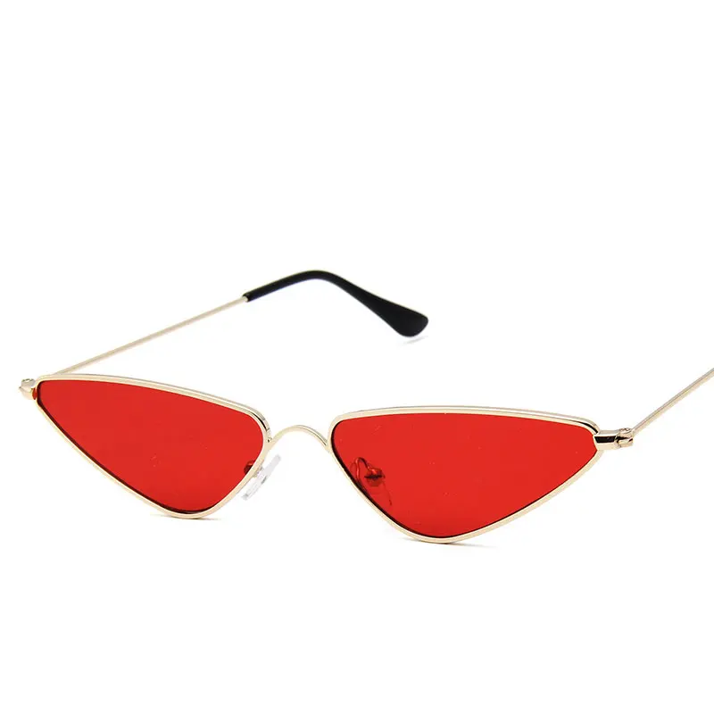 Новинка солнцезащитные очки в маленькой оправе с УФ защитой модные треугольные