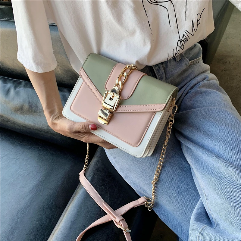 2021 brand fashion popular design ladies contrast color PU leather messenger bag travel small shoulder messenger lady handbag
2021 brand fashion popular design ladies contrast color PU leather messenger bag travel small shoulder messenger lady handbag
