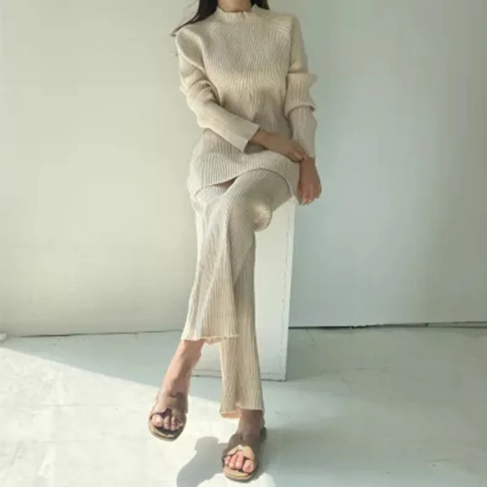 Комплект из 2 предметов для женщин, подходящие комплекты, японский минимализм, вязаный свитер, брюки, костюм, повседневная женская одежда, зи...
Комплект из 2 предметов для женщин, подходящие комплекты, японский минимализм, вязаный свитер, брюки, костюм, повседневная женская одежда, зи...