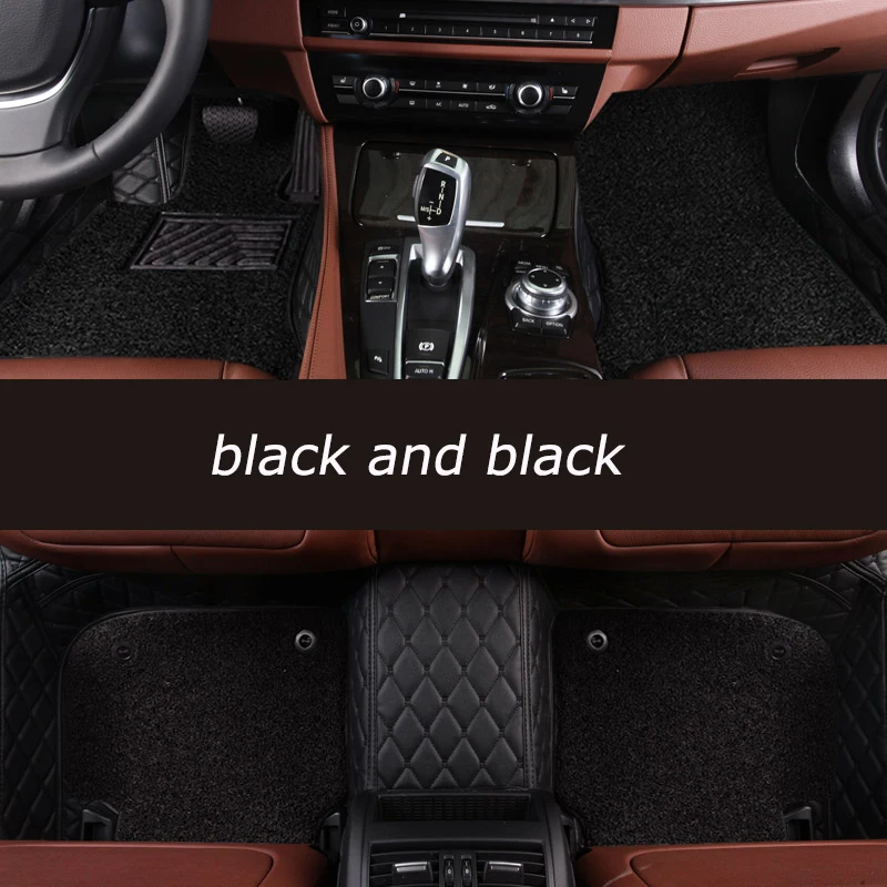 

HeXinYan Custom Car Floor Mats for Ssangyong All Models Rodius ActYon Korando Rexton kyron car styling auto accessories