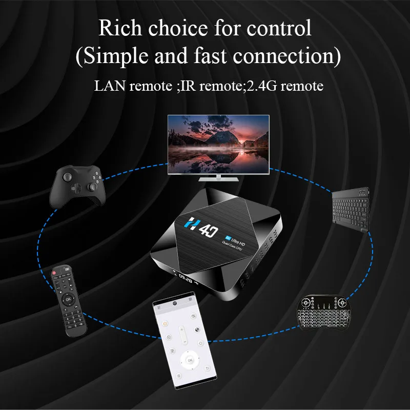 Android 10 TV BOX H616 Quad Core Cortex A53 4GB 32GB Up To 1.5GHz 6K Wifi 2.4G / 5G Media Player Smart Tv Box(EU Plug)
Android 10 TV BOX H616 Quad Core Cortex A53 4GB 32GB Up To 1.5GHz 6K Wifi 2.4G / 5G Media Player Smart Tv Box(EU Plug)