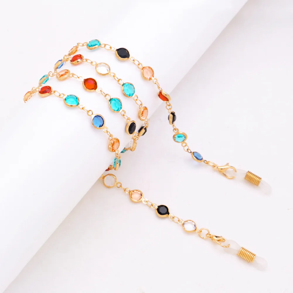 Bohemia Glass Crystal Sunglasses Lanyard Strap Cord Chain for Ladys Eyeglass Lanyard Reading Chain Eyeglass Holder Rope
Bohemia Glass Crystal Sunglasses Lanyard Strap Cord Chain for Ladys Eyeglass Lanyard Reading Chain Eyeglass Holder Rope