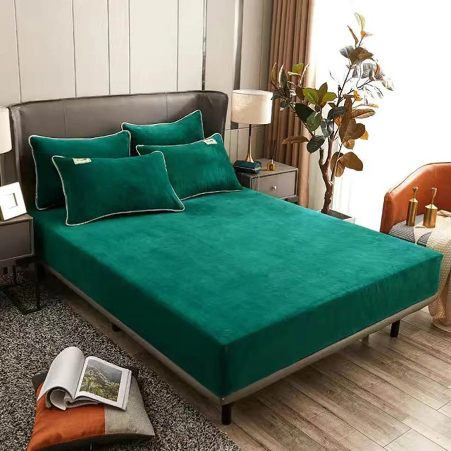 Flannel winter warm elastic band fitted sheet mattress protector cover super soft cozy king size bed sheet and pillowcase
Flannel winter warm elastic band fitted sheet mattress protector cover super soft cozy king size bed sheet and pillowcase