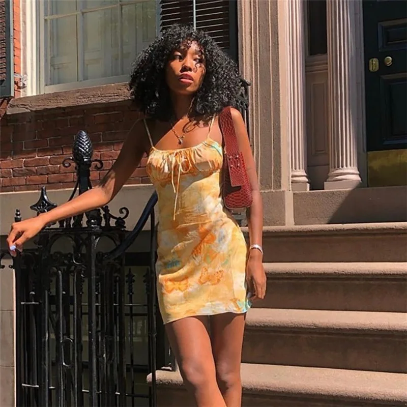 2021 New Summer Sling Straps Y2K Sundress Elegant Fashion Printed Cotton Core Beach Party Sleeveless Off Shoulder Dress
2021 New Summer Sling Straps Y2K Sundress Elegant Fashion Printed Cotton Core Beach Party Sleeveless Off Shoulder Dress