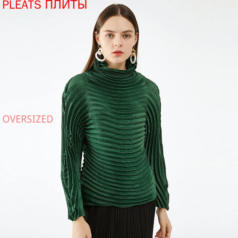 Women's Hot Style Cos Style Spring and Summer New MIYAKE Solid Color Line Long-sleeved T-shirt Women's Slim Simple Texture
Women's Hot Style Cos Style Spring and Summer New MIYAKE Solid Color Line Long-sleeved T-shirt Women's Slim Simple Texture