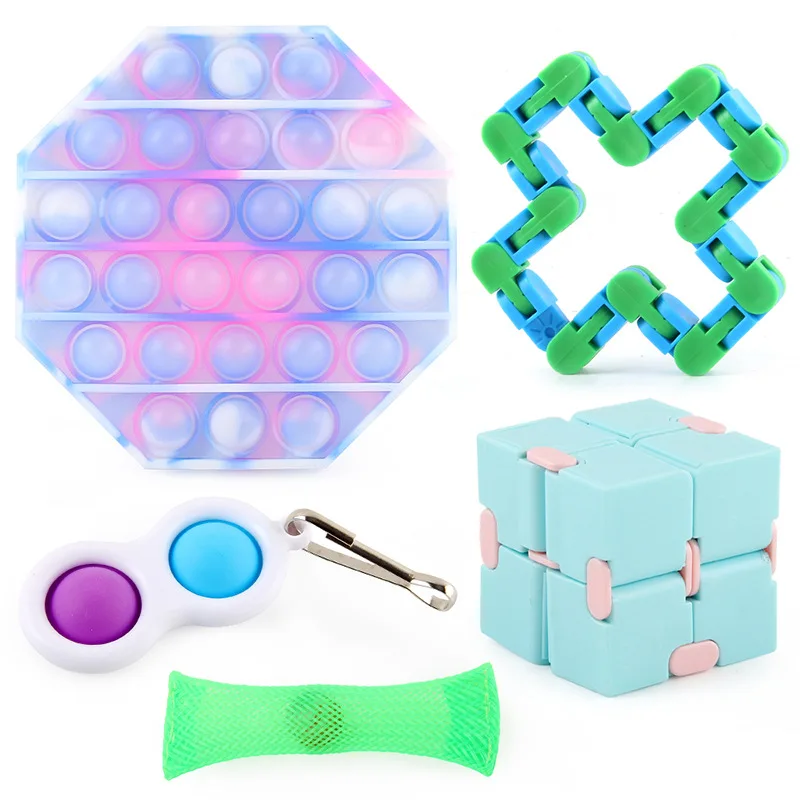 Dropshipping Fidget Toys 5PCS Pack Sensory Toy Set Antistress Relief Autism Anxiety Anti Stress Bubble for Kids Adults
Dropshipping Fidget Toys 5PCS Pack Sensory Toy Set Antistress Relief Autism Anxiety Anti Stress Bubble for Kids Adults