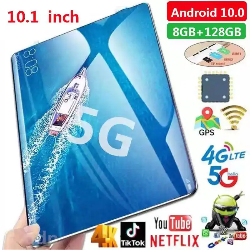10,1-дюймовый HD 10,1*1280 LCD Wifi 4G Вызов поддержка Sim-карты планшет 8G 800G OEM Поддержка Android 10 дюймов дешевый 10-дюймовый планшетный ПК GPS
10,1-дюймовый HD 10,1*1280 LCD Wifi 4G Вызов поддержка Sim-карты планшет 8G 800G OEM Поддержка Android 10 дюймов дешевый 10-дюймовый планшетный ПК GPS