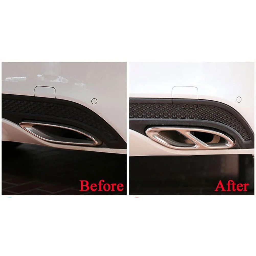 For Mercedes Benz 2019-2021 CLA C118 W118 Car Accessories Stainless Steel Muffler Exhaust Pipe Tail Cover Trim 2Pcs
For Mercedes Benz 2019-2021 CLA C118 W118 Car Accessories Stainless Steel Muffler Exhaust Pipe Tail Cover Trim 2Pcs