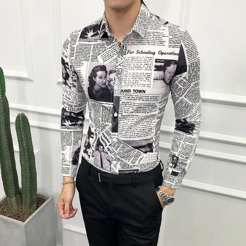 2020 Spring Men's Personalized Print Long-sleeved Shirt Nightclub Fashion Figures Printed Cotton Tops Large Size 4XL 5XL
2020 Spring Men's Personalized Print Long-sleeved Shirt Nightclub Fashion Figures Printed Cotton Tops Large Size 4XL 5XL