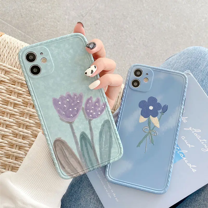 Vintage Flowers Tulip Phone Case For iPhone 12 Pro 11 Pro Max XR XS Max X 7 8 Plus 12Mini SE 2020 Soft IMD Shockproof Back Cover
Vintage Flowers Tulip Phone Case For iPhone 12 Pro 11 Pro Max XR XS Max X 7 8 Plus 12Mini SE 2020 Soft IMD Shockproof Back Cover