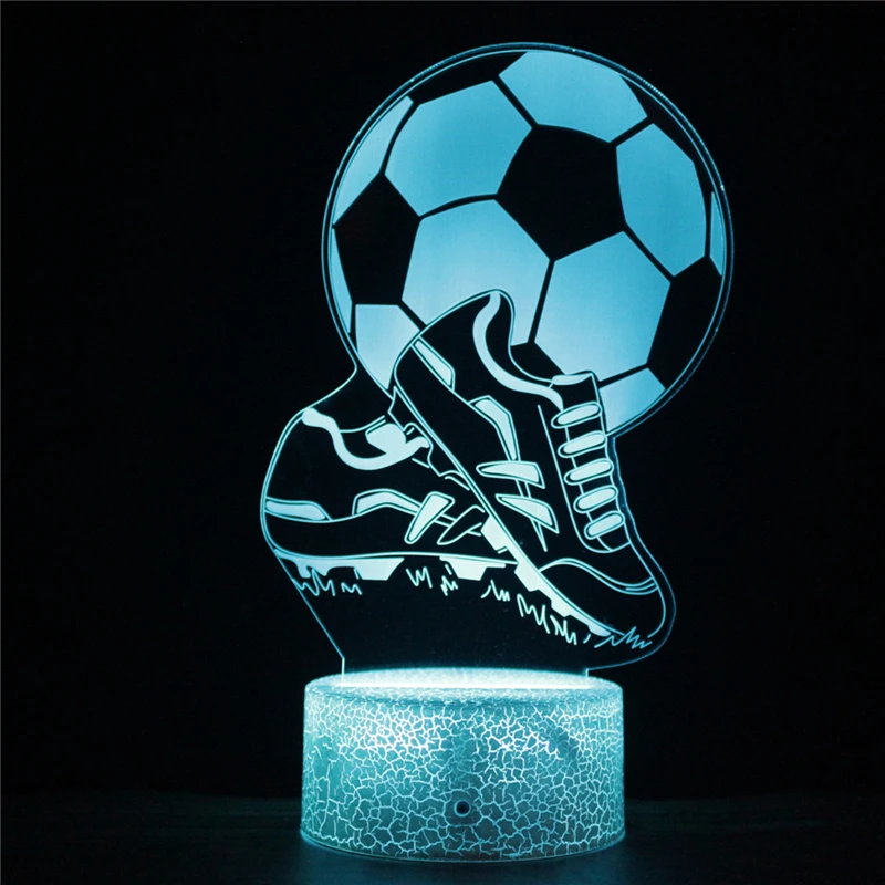 Retired Souvenir Golden Soccer Cleats Boots Football LED 3D NightLight Acrylic Night Lamp Light with Touch Remote Lamps Lights
Retired Souvenir Golden Soccer Cleats Boots Football LED 3D NightLight Acrylic Night Lamp Light with Touch Remote Lamps Lights