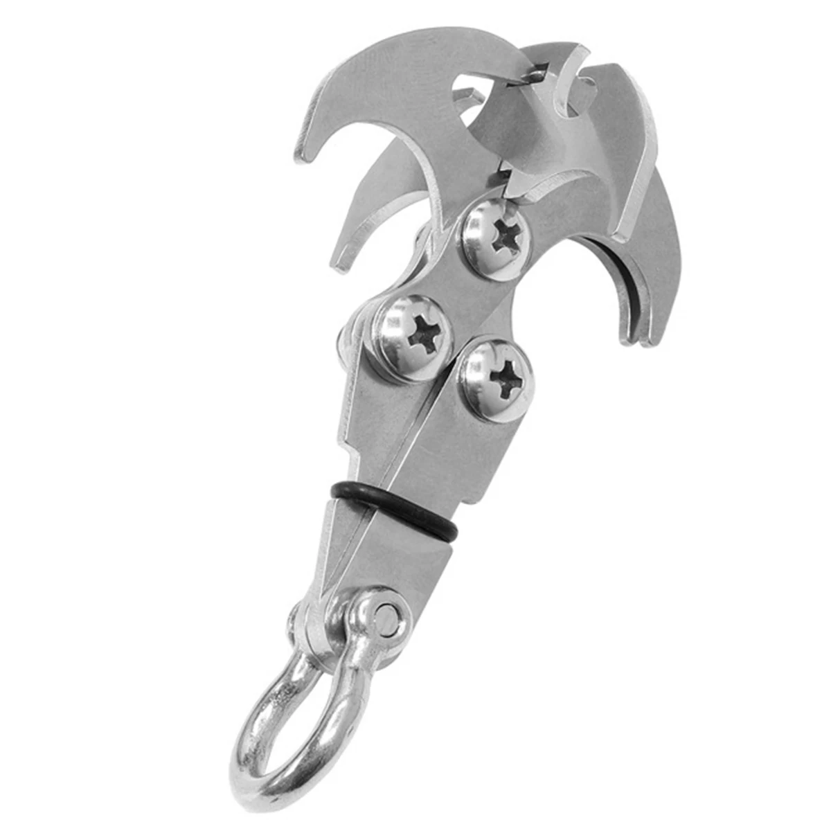 Stainless Steel Folding Gravity Grappling Hook Carabiner Outdoor Climbing Survival Tool
Stainless Steel Folding Gravity Grappling Hook Carabiner Outdoor Climbing Survival Tool